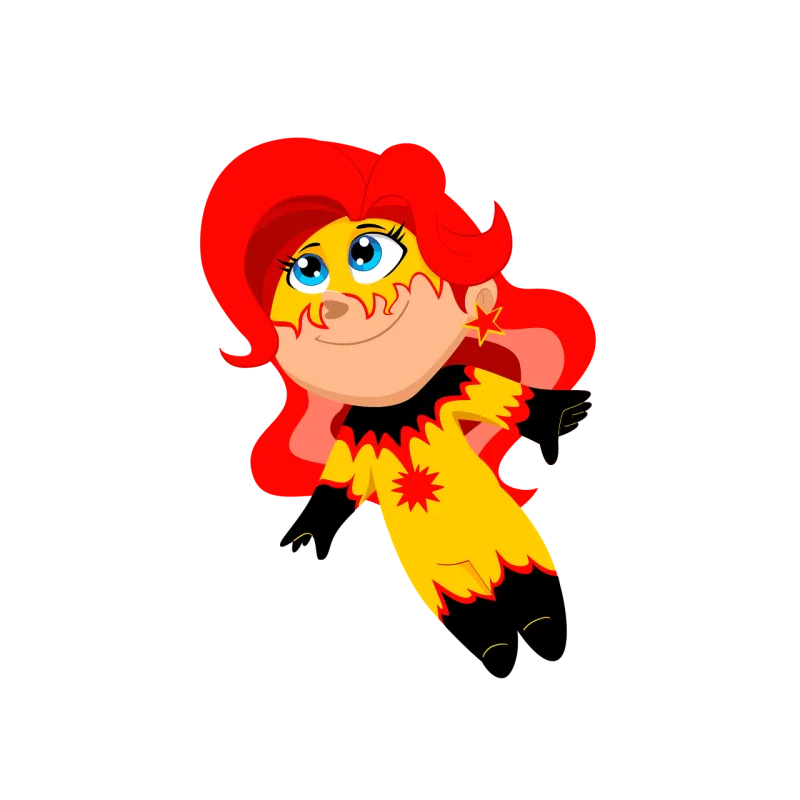 Firestar Marvel Superhero Stickdatei – Fahrzeuge