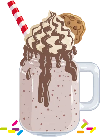 Milk shake Chocolate Drink Stickdatei