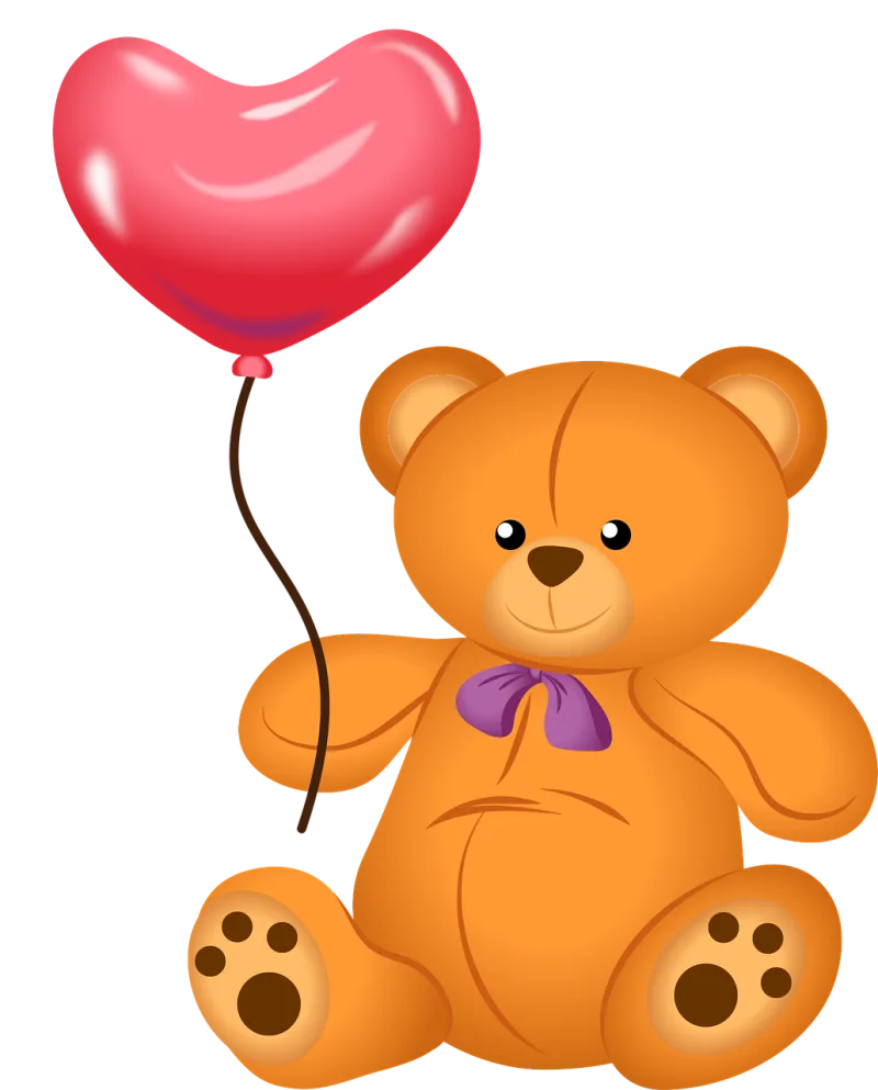 Bear Teddy Love Stickdatei – Kinder