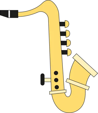 Saxophone Musical instrument Music Stickdatei