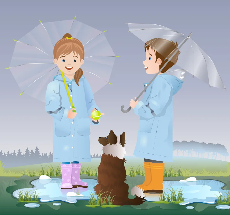 Children Girl Boy Stickdatei – Tiere