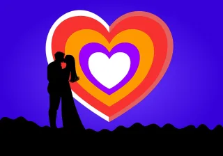 Love Romantic Romance Stickdatei