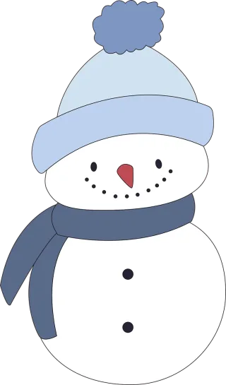 Snow Snowman Winter Stickdatei – Weihnachten
