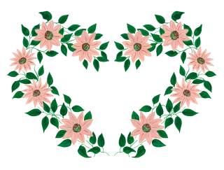 Heart Spring Spring heart Stickdatei