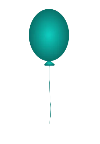 Balloon Isolated Celebration Stickdatei – Kinder