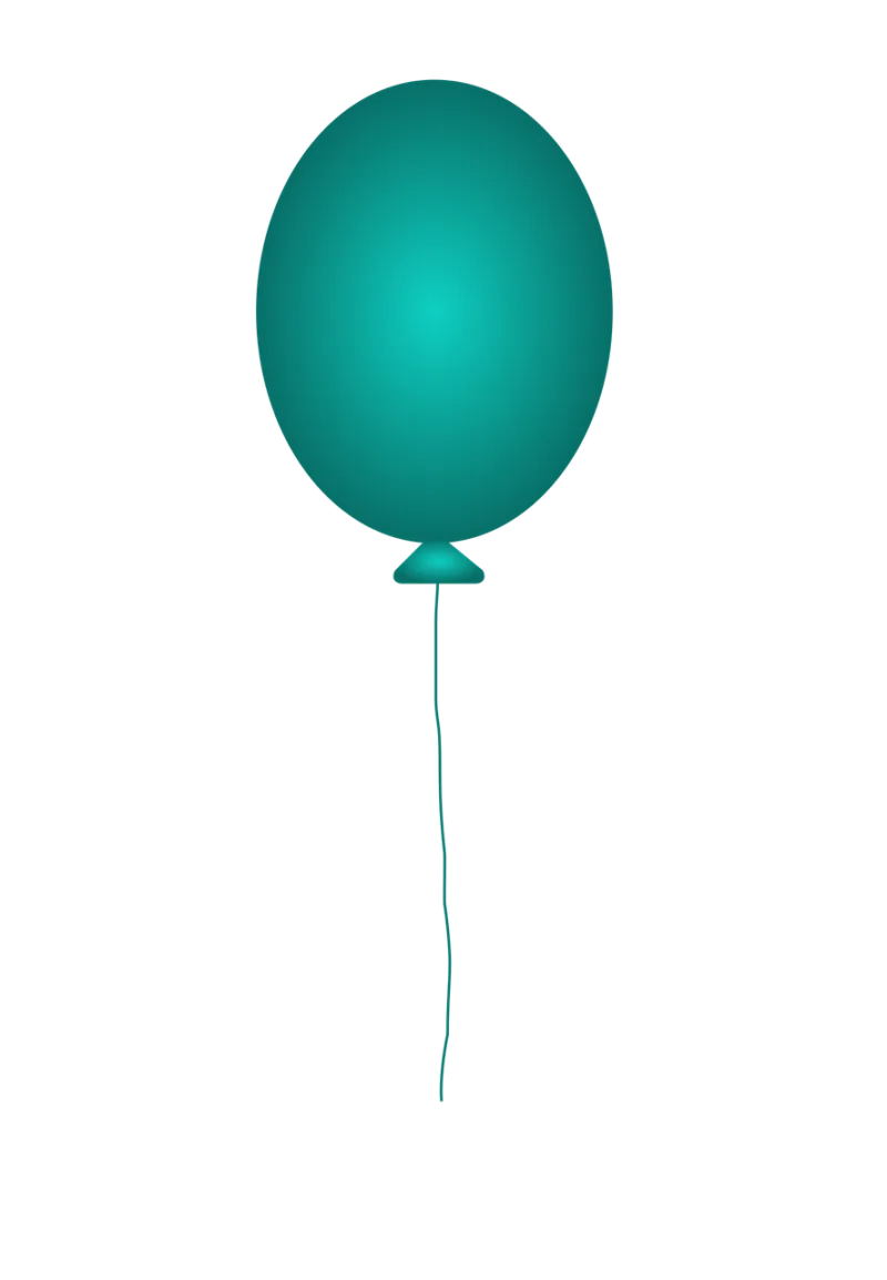 Balloon Isolated Celebration Stickdatei – Kinder