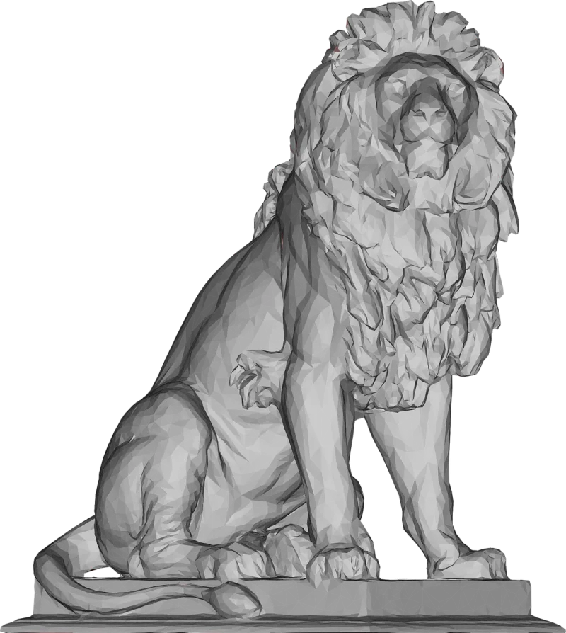 Lion Animal Statue Stickdatei – Tiere