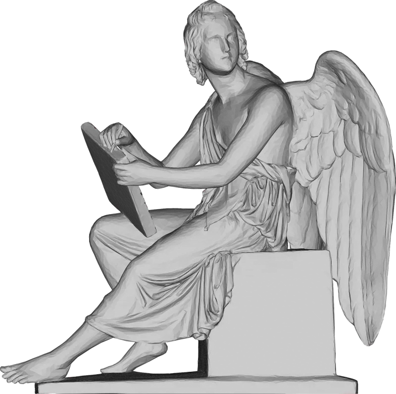 Angel Cherub Statue Stickdatei – Weihnachten