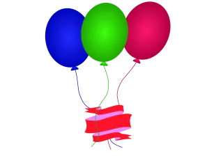Balloons Happy birthday Celebration Stickdatei – Kinder
