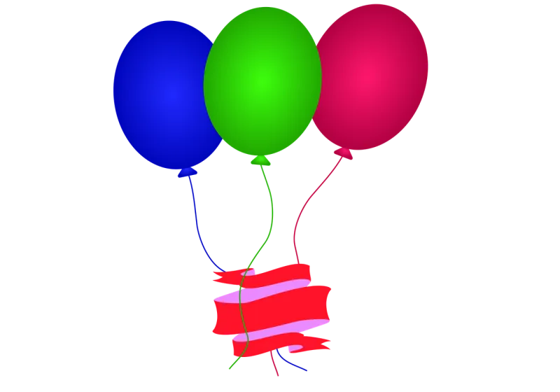 Balloons Happy birthday Celebration Stickdatei – Kinder