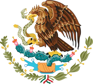 Mexico Emblem Eagle Stickdatei
