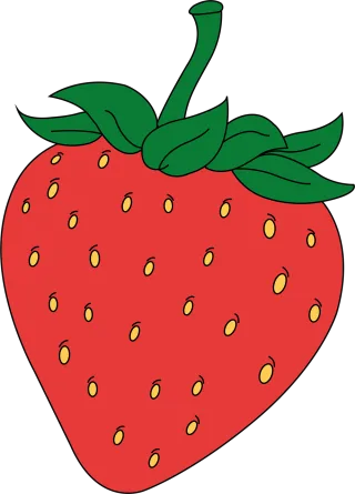 Strawberry Red Fruit Stickdatei