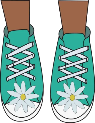 Shoes Beautiful flowers Flower background Stickdatei