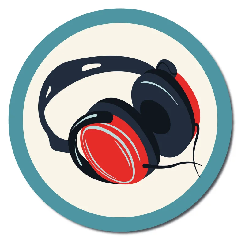 Headphones Music Sound Stickdatei – Musik