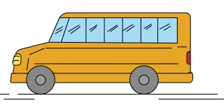 Bus School bus School Stickdatei