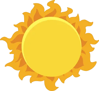 Sun Sun rays Sunshine Stickdatei