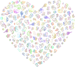 Food Cooking Heart Stickdatei