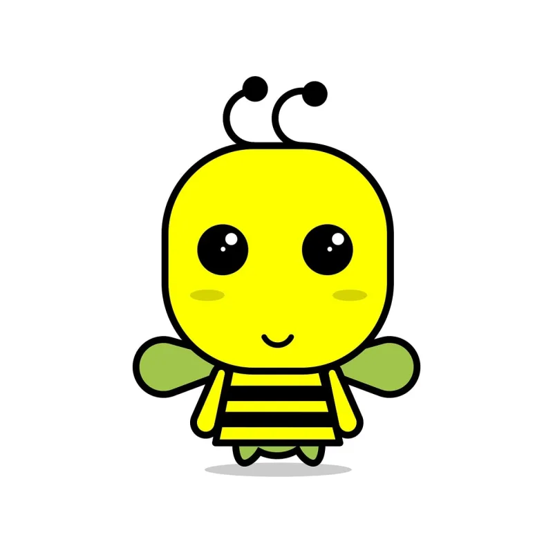 Bee Cute Honey Stickdatei – Tiere
