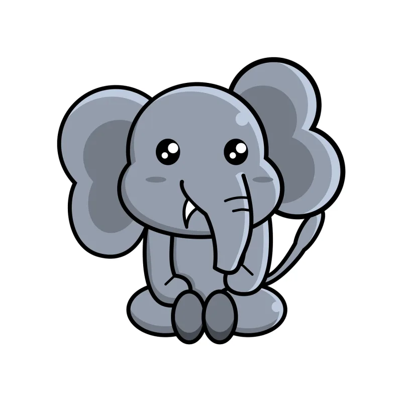 Elephant Animal Nature Stickdatei – Tiere