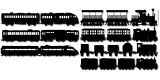 Train Vehicle Locomotive Stickdatei