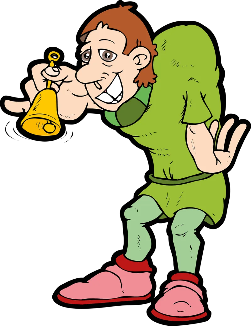 Quasimodo Hunchback Character Stickdatei – Weihnachten