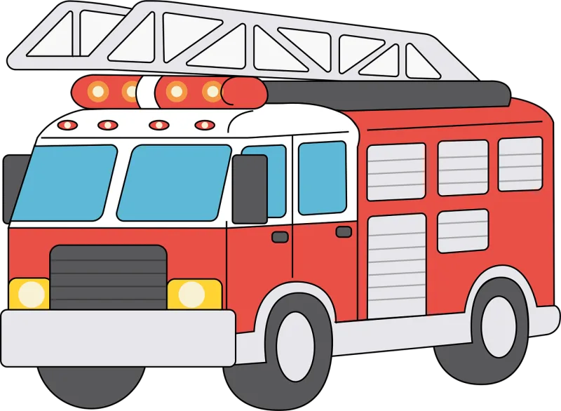 Fire truck Firefighter Emergency vehicle Stickdatei – Fahrzeuge