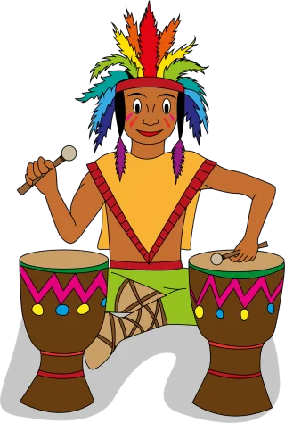 Indian Indigenous Tradition Stickdatei