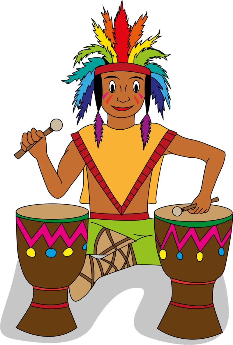 Indian Indigenous Tradition Stickdatei – Musik