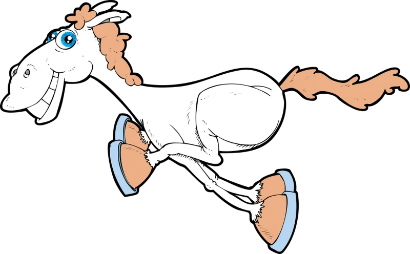 Horse Animal Gallop Stickdatei – Tiere