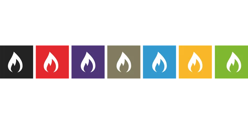 Fire Icon Fire logo Stickdatei – Fahrzeuge