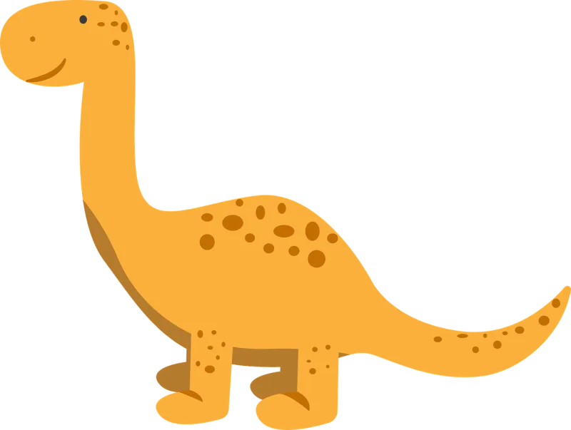 Dinosaur Animal Cartoon Stickdatei – Kinder