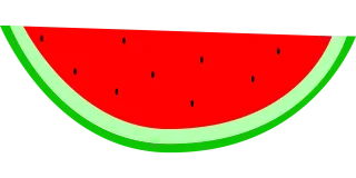 Watermelon Fruit Food Stickdatei