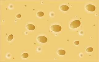 Cheese Holes Food Stickdatei