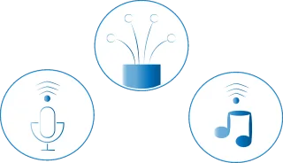 Smart home Intelligent home Music Stickdatei