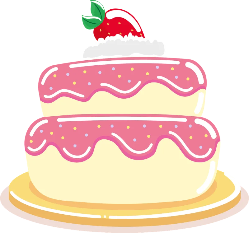 Cake Dessert Celebration Stickdatei – Essen & Trinken