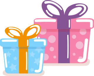 Gift Boxes Celebration Stickdatei