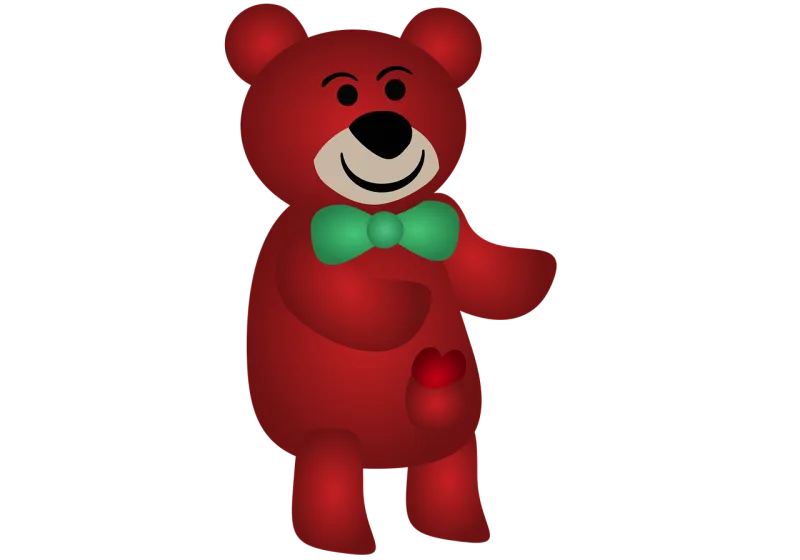 Teddy bear Bear Animal Stickdatei – Kinder