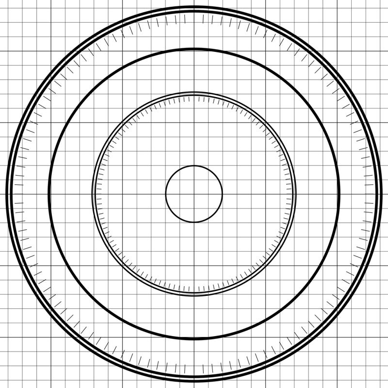 Radar Grid Graph Stickdatei – Kinder