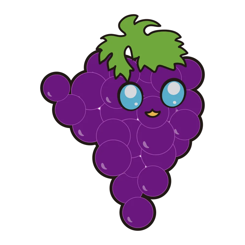 Grapes Food Fruit Stickdatei – Essen & Trinken