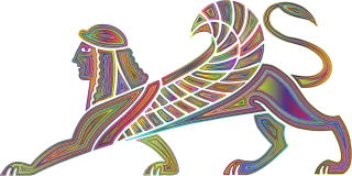 Sphinx Statue Nature Stickdatei – Kinder