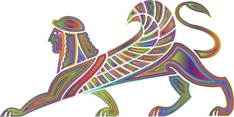 Sphinx Statue Nature Stickdatei – Kinder