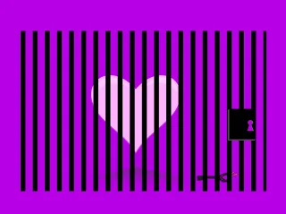 Heart Pink Purple Stickdatei