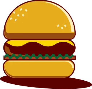 Burger Cheeseburger Food Stickdatei