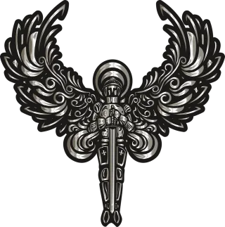 Angel Warrior Soldier Stickdatei