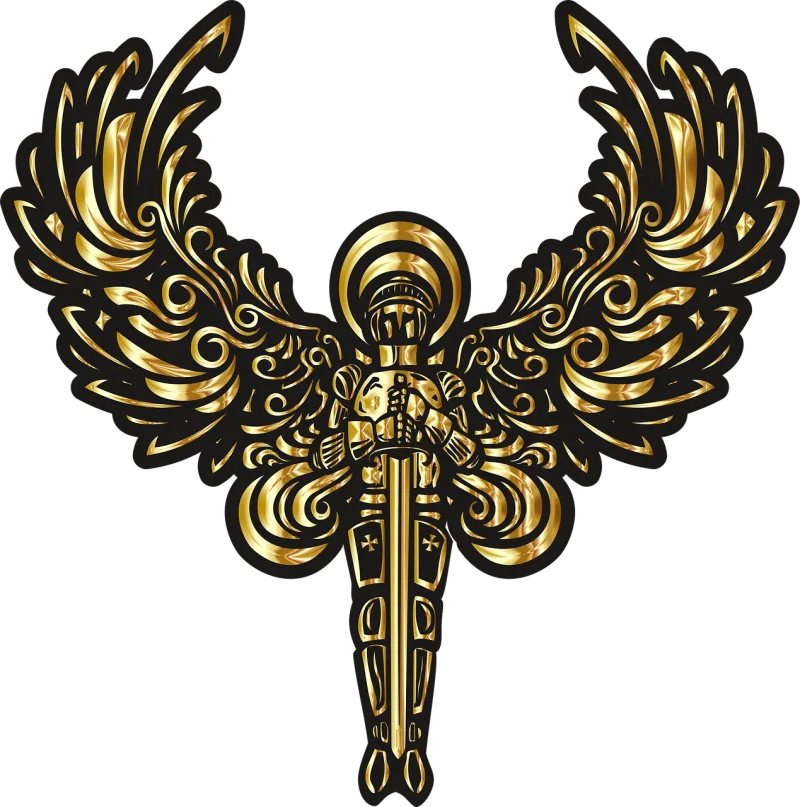 Angel Warrior Soldier Stickdatei – Weihnachten