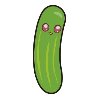Cucumber Fruit Food Stickdatei – Essen & Trinken