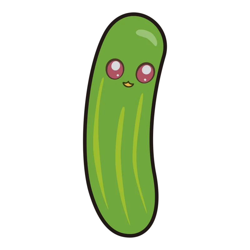 Cucumber Fruit Food Stickdatei – Essen & Trinken