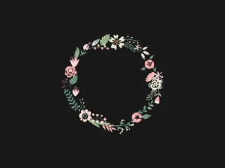 Wreath Flowers Beautiful flowers Stickdatei