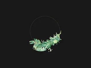 Watercolor Nature Wreath Stickdatei – Weihnachten