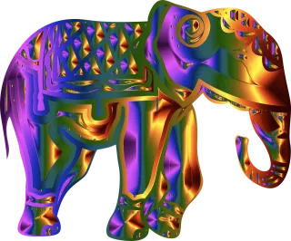 Elephant Animal Pachyderm Stickdatei – Tiere